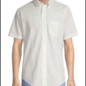 Regent - Fit Seersucker Striped Button-Down Shirt